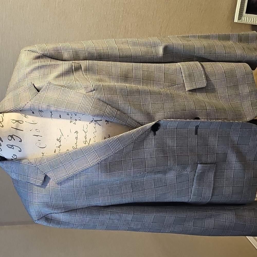 BRAND NEW TALBOTS BLAZER...SIZE 18....BLACK AND WHITE - Picture 1 of 10